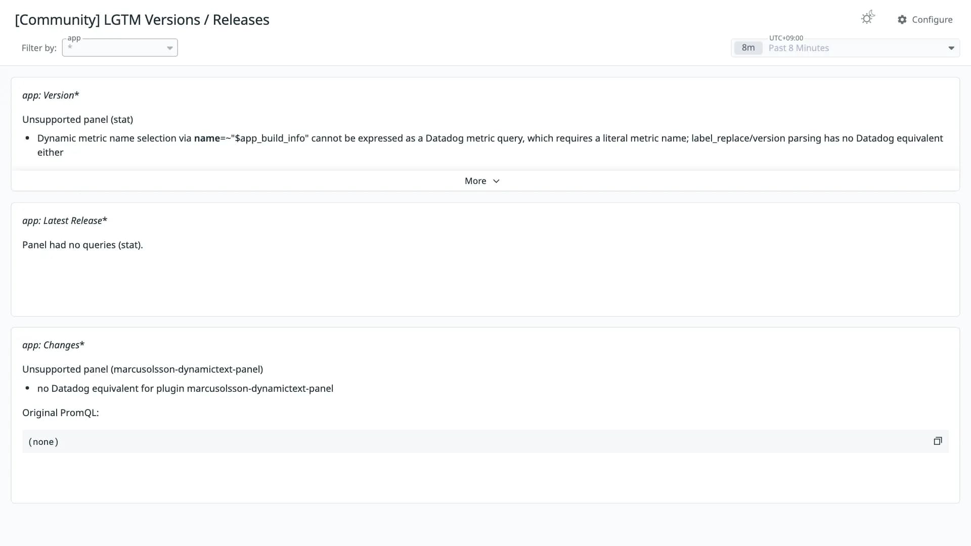 LGTM Versions / Releases
